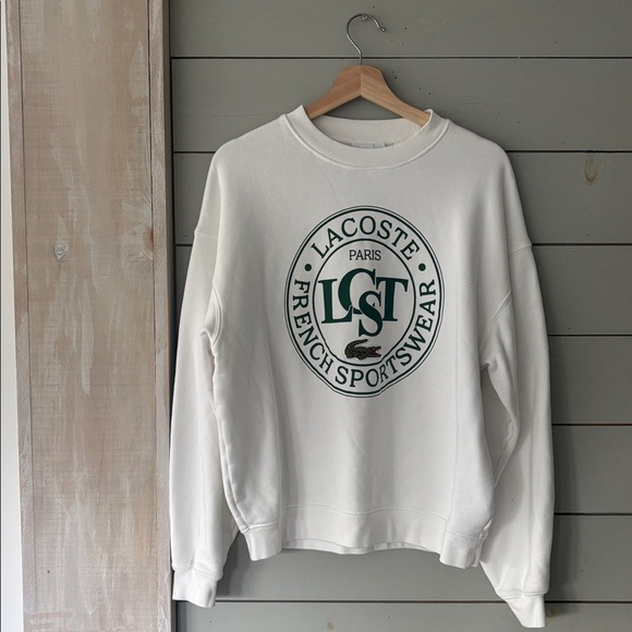 Lacoste LCST French Sportswear Crewneck Sweatshirt (Size M) - Picture 4 of 8